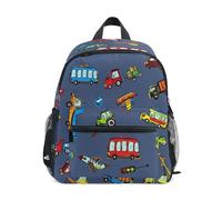 Ksajwzf Funny Cars - Mochila infantil para niños de 3 a 8 años, mochila de jardín de infantes, mochila colorida para coche, Multicolor