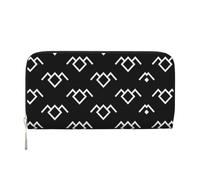 KSANNNS Cartera de cuero con estampado de búho Twin Peaks en la mano, puede almacenar tarjetas de crédito, dinero en efectivo, monedas, etc., Black, Talla única