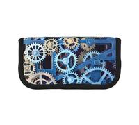 KSANNNS Estuche de lona con estampado de vaca, duradero para aprendizaje y cosméticos, Engranajes de reloj, Talla única, Neceser