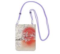 KSANNNS La bolsa de mensajero estampada compacta y ligera con reflejo solar es adecuada para viajes diarios, viajes y compras, Purple, Talla única