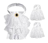 KSBBHDS 1 Pieza De Corbata De Cabello De Encaje Y 1 Manga Oponente, Corbata De Lazo Elee Y Simple, Accesorios De Vestimenta, Accesorios De Juego De Roles.