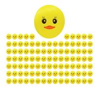 KSBBHDS 100 Piezas De Dibujos Animados De Pato, Lindos Globos De Látex, Juguetes para Niños, Decoraciones De Fiesta.