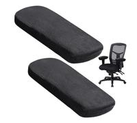 KSBBHDS 2 almohadillas para reposabrazos para silla de oficina, cojín de codo de oficina, fundas para reposabrazos para silla de juegos, almohadillas antideslizantes para reposabrazos, cojín para