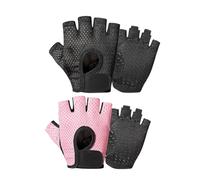 KSBBHDS 2 Guantes De Medio Dedo De Doble Levantamiento De Pesas, Tela De Malla Cómoda Y Transpirable, Accesorios De Protección De Manos Creativas Y Simples Y De Moda.