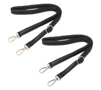 KSBBHDS 2 Piezas Correas De Hombro De Cuero Pu Negro, Ajustables, Para Bolsas Mujeres, Unisex, Modern, Sólido, Clásico
