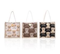 KSBBHDS 3 Piezas Bolsa De Oso De Dibujos Animados, Bolsita De Almacenamiento Linda, Bolsa De Regalo, Bolso De Gran Capacidad.