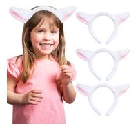 KSBBHDS 3 Piezas De Diadema De Tierras De Cordero, Lindo Peluche, Accesorios De Juego Interesantes, Accesorios Creativos De Lavado De Cara Y Accesorios De Ropa.