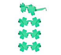 KSBBHDS 4 Gafas de Trébol de Cuatro Hojas, Verdes, Diadema, Decoración para Fiestas, Accesorios de Fotografía