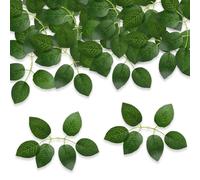 KSBBHDS 45 Piezas Hojas Artificiales Ramas Y Hojas De Plástico Para Plantas Verdes, Accesorios Para Plantas De Hiedra Artificial, Ramos De Flores Y Decoraciones De Boda