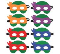 KSBBHDS 8 Piezas De Máscaras De Dibujos Animados, Accesorios De Juego, Suministros De Aderezos para Fiestas, Juguetes para Niños, Máscaras Creativas Y Divertidas.