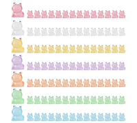 KSBBHDS 98 piezas de Rana de resina brillante en la oscuridad, estatua de resina de rana, mini adorno de rana, adecuado para decorar casas de muñecas, plantas en macetas, paisajes de jardín (7 colores