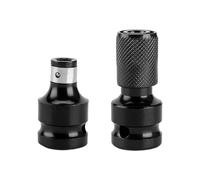 KSBBHDS Adaptador de 2 piezas, destornillador de impacto, adaptador de llave inglesa, adaptador de 1/2 a 1/4, adaptador de enchufe, accesorios de destornillador, accesorios de herramientas