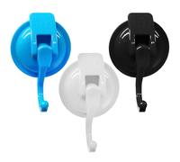 KSBBHDS Hook De Taza De Succión De 3 Piezas, Gancho Impermeable, Herramienta De Fijación De Artículos, Adecuada para Baño, Cocina, Sala De Estar.