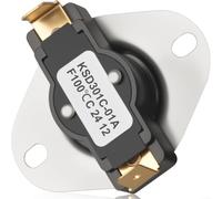 KSD301 Interruptor de termostato de disco a presión de 37.8 °C, control de temperatura normalmente abierto para soplador de chimenea, ventilador solar de ático y sistemas de calefacción de