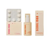 KSECRET - SEOUL 1988 Boosting Ball : Collagen 100% - 35mg x 7 (1ea) X Glow Serum : Niacinamide 15% + Yuja - 30ml (1ea) Set