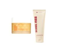 KSECRET - SEOUL 1988 Capsule Cream : Niacinamide 5% + Yuja - 50ml (1ea) X Cream : Snail Mucin 93% + Rice - 100ml (1ea) Set