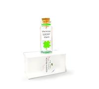 Kseniya Revta Pequeño mensaje mágico en una botella, idea de regalo - Regalos inspiradores elegantes para él y ella - Regalos únicos para mujeres y hombres (trébol verde, You're My Lucky Charm, botella de regalo)