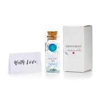 Kseniya Revta Tarro decorativo para novio o novia, aniversario romántico y regalo de San Valentín (You are My World Bottle)