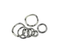 KSeSii, 10/50 Uds., arandelas de tres ondas de acero inoxidable 304, arandela de resorte M3 M4 M5 M6 M8 M10 M12 M14 M16 M19 M23 M25 M27 M31 M39 M41(M39 x46 x 0.5(10pcs))