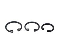 KSeSii 10-50 Uds M32 ~ M50 tipo C anillos de retención de circlip internos for agujero negro 65 anillos de presión de acero al carbono de manganeso(M34 10pcs)