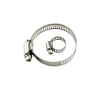 KSeSii 10 Uds abrazadera de Metal tubo de línea de combustible Clips de engranaje de tornillo sin fin abrazaderas de manguera de accionamiento de acero inoxidable ajustables(18-32mm)