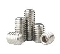 KSeSii 10 unids/Lote Juego de zócalos hexagonales Tornillo Cabeza Plana M2 M3 M4 M5 M6 M8 M10 Acero Inoxidable sin Cabeza(5mm x10pcs,M3)