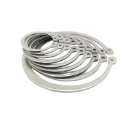 KSeSii 50 Uds M4-M28 Circlips for eje tipo C anillo de retención de eje Circlip arandela de bloqueo de resorte anillos de presión de acero inoxidable(M26 10PCS)