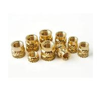 KSeSii 90-1030 piezas de tuercas de inserción de latón termoendurecibles, puntas de soldadura, moldeo por inyección, for impresora 3D, insertos de tuerca M2, M2.5, M3, M4, M5 y M6(M3 (500pcs))