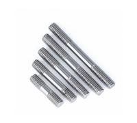 KSeSii Acero inoxidable 304 M3 M4 M5 M6 M8 M10 M12 varilla roscada de doble extremo pernos varilla diente doble cabeza barra roscada Barra Roscada(35mm,M4 (5pcs))