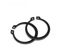 KSeSii Circlips de M3-M75 for eje 65 Eje de acero al manganeso Retención de anillo de presión Retenedor de cojinete Circlip Arandelas de clip en C(M25(10pcs))