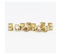 KSeSii Juego de 90-1400 tuercas de inserción M2, M2.5, M3, M4, M5 y M6 de latón termoendurecido, insertos roscados moleteados termofusibles for impresión 3D, tuerca de cobre empotrada.(M3M4 (170PCS))