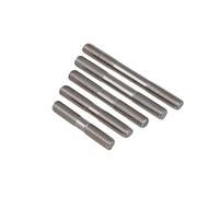 KSeSii M3/4/5/6/8/10/12/16 A2 perno roscado de doble extremo/barra/perno de varilla longitud 20-250mm acero inoxidable 304 buena resistencia a la corrosión(25mm,M3 (5pcs))