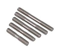 KSeSii M3 M4 M5 M6 Perno prisionero Acero inoxidable 304 Varilla roscada de doble extremo(5pcs,M3x100)