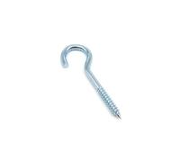 KSeSii Marco de fotos for lámpara, luz, gabinete, planta, cortina, red de alambre, perno de ojo de techo, perno de ojo, tornillo en percha, cierre de gancho de copa OLC, 25 piezas(C shape,Length 40mm)
