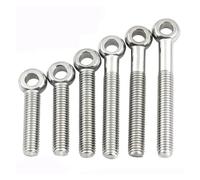 KSeSii Perno de Enlace de Anillo M5 M6 M8 Acero Inoxidable 304 Ojo de pez Tornillo de Orificio Deslizante Tornillo articulado Nudo Scre(M6x45mm 5pcs)