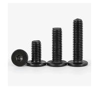 KSeSii Tornillos de cabeza hexagonal ultradelgados de acero inoxidable 304, de 5 a 100 piezas, M1.4, M1.6, M2, M2.5, M3, M4, M5, M6 y M8, color negro(X3mm,M2.5 50PCS)