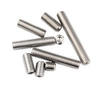 KSeSii Tornillos de cabeza hueca hexagonal de acero inoxidable 304 A2, de 10 a 50 piezas, M1.6, M2, M2.5, M3, M4, M5, M6, M8, M10, M12, M16, DIN916, sin cabeza, 304 A2(3mm,50pcs M4)