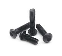 KSeSii Tornillos de cabeza hueca hexagonal, M1.6, M2, M2.5 y M3, de acero inoxidable 304 A2, grado 10.9, ISO7380, 50/100 unidades(Grade 10.9 steel,M2x5mm 100pcs)