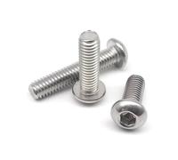 KSeSii Tornillos de cabeza hueca hexagonal, M1.6, M2, M2.5 y M3, de acero inoxidable 304 A2, grado 10.9, ISO7380, 50/100 unidades(304,M1.6x5mm 100pcs)