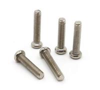 KSeSii Tornillos de cabeza plana con ranura en cruz, niquelados, 20/50 unidades, M1.2, M1.4, M1.6, M2.5, M2.3, M4, ISO7045, DIN7985, GB818(5mm,M3 20pcs)