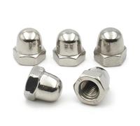 KSeSii Tuercas de cabeza redonda de acero inoxidable A2-70, 10/20 unidades, 304 M3 M4 M5 M6 M8 M10 M12 M14 M16 M18, decorativas, con cabeza esférica, tipo bellota.(20PCS,M16)
