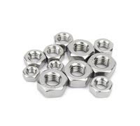 KSeSii Tuercas hexagonales de acero inoxidable 304, 1-100 unidades, M2, M2.5, M3, M4, M5, M6, M8, M10, M12, M14, M16, M20, M24, M27, M30, M33(M1.4 100pcs)