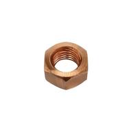 KSeSii Tuercas hexagonales de cobre puro T2, resistentes a altas temperaturas, conductoras, M3, M4, M5, M6, M8, M10, M12, M16-M20, color rojo, 1-10 unidades(1Pcs M20)
