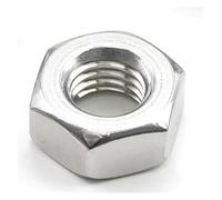 KSeSii Tuercas hexagonales métricas de 1 a 55 piezas, M2, M2.5, M3, M4, M5, M6, M8, de acero inoxidable y acero al carbono for tornillos .(201 stainless steel,M24 1pc)