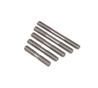KSeSii Varilla roscada de doble extremo, 2-5 uds., M3, M4, M5, M6, M8, M10, métrica, acero inoxidable 304, pernos sin cabeza, barra de tornillo(X50mm,M6(2pcs))