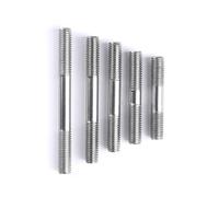 KSeSii Varilla roscada de doble extremo de acero inoxidable M6 M8 M10 M12 M14 304, varilla sin cabeza, perno de barra roscada de doble cabeza(M8x70(5pcs))