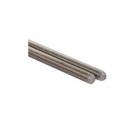 KSeSii Varilla roscada izquierda de acero inoxidable, barra de rosca completa de diente inverso, M4, M5, M6, M8, M10, M12, M14, M16, M18, M20, M22, M24, 2 uds.(M6x1.0x250)