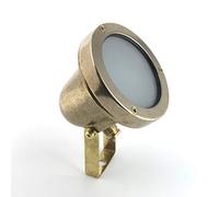 KsH und Co Konstantinos IP64 Foco de techo orientable en níquel-latón mate GU10 50 W LED