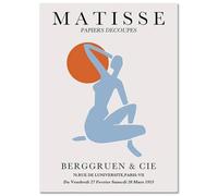 KSHAO ATHQW Famoso Henri Matisse Arte de pared Pósters del cuerpo de la mujer Henri Matisse Impresiones Pintura en lienzo de estilo bohemio Decoración de la sala de estar Cuadro 15x20cm SIN marco