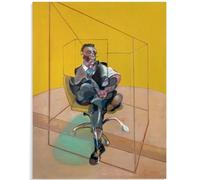 KSHAO ATHQW Famoso póster de Francis Bacon 《Personajes de Retratos》 Arte de Pared Francis Bacon Pintura en Lienzo Francis Bacon Impresiones para Cuadros de decoración del hogar 50x70cm Sin Marco